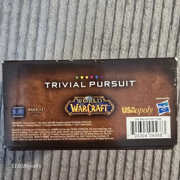 Blizzard's World of Warcraft Vintage Trivial Pursuit Game Hasbro New in open Box - Picture 6 of 16